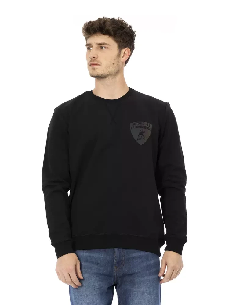 Black Cotton Sweater