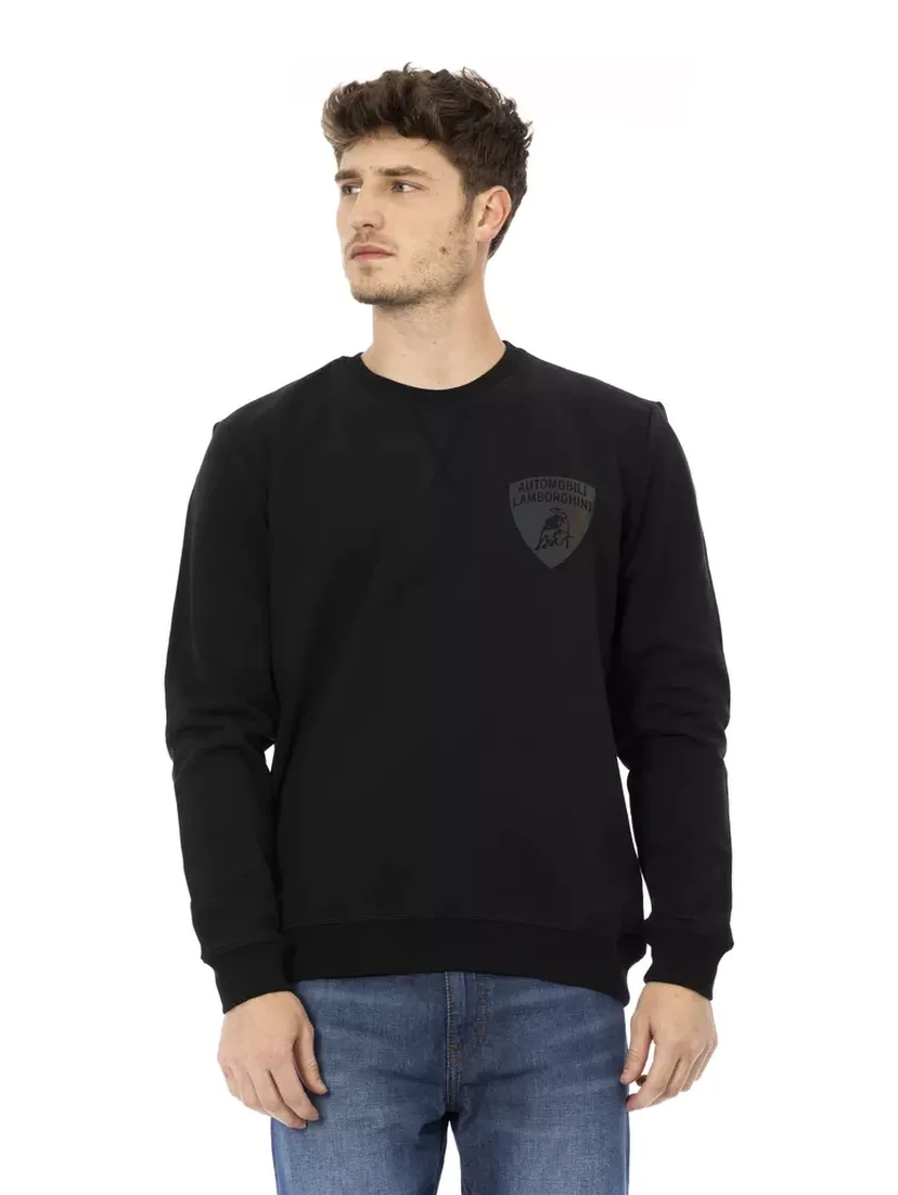 Black Cotton Sweater
