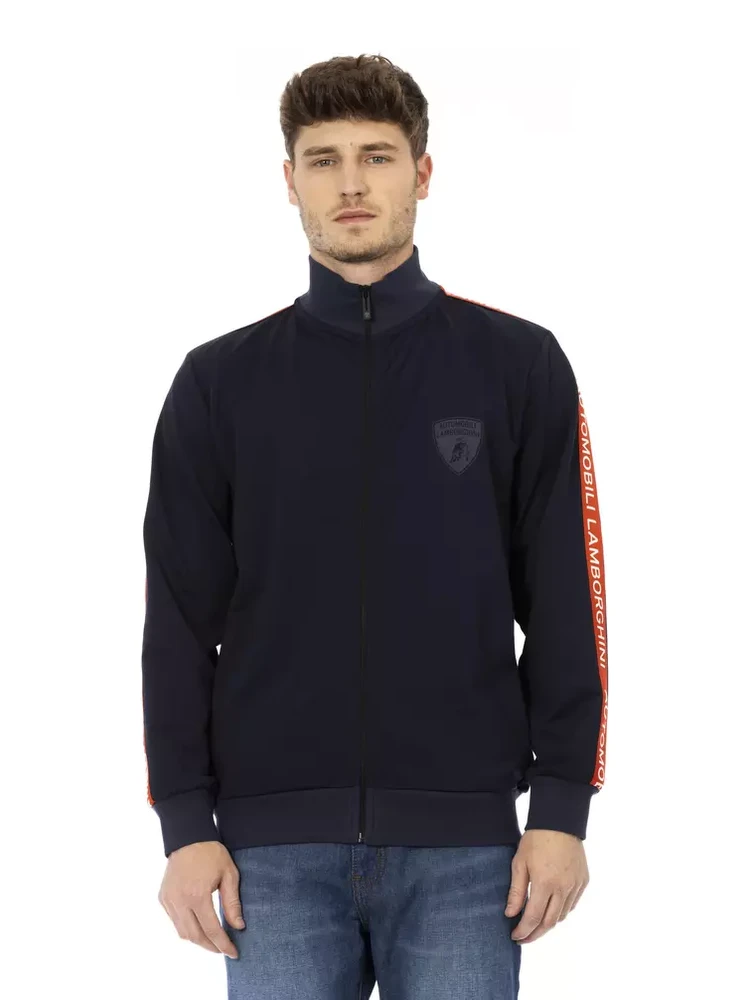 Blue Polyester Sweater