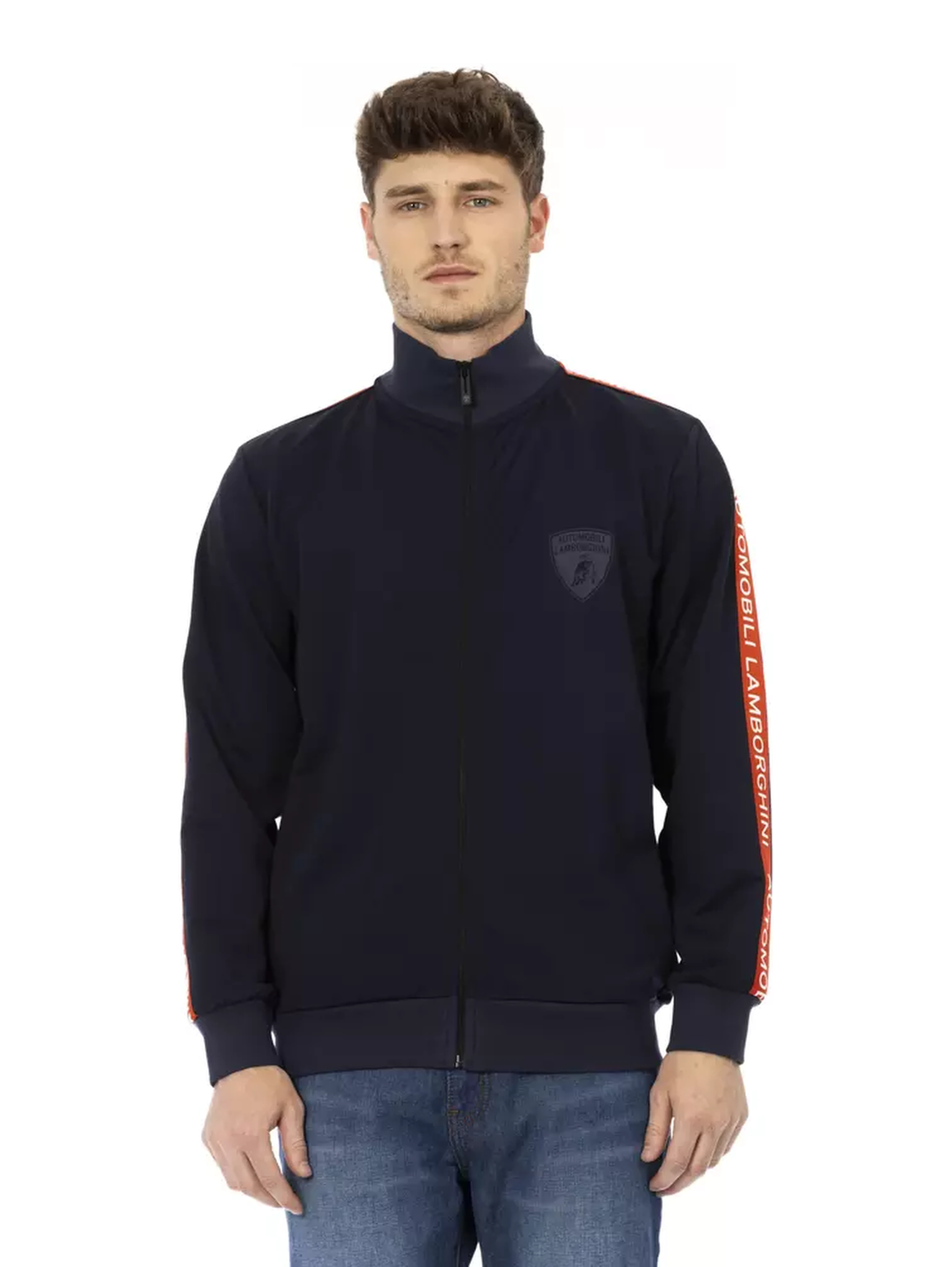 Blue Polyester Sweater