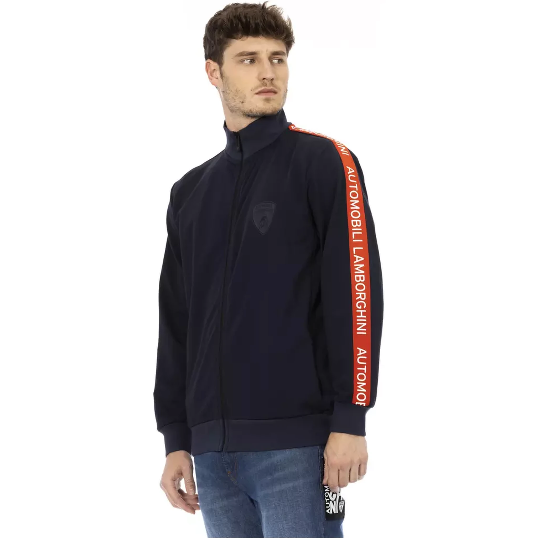 Blue Polyester Sweater