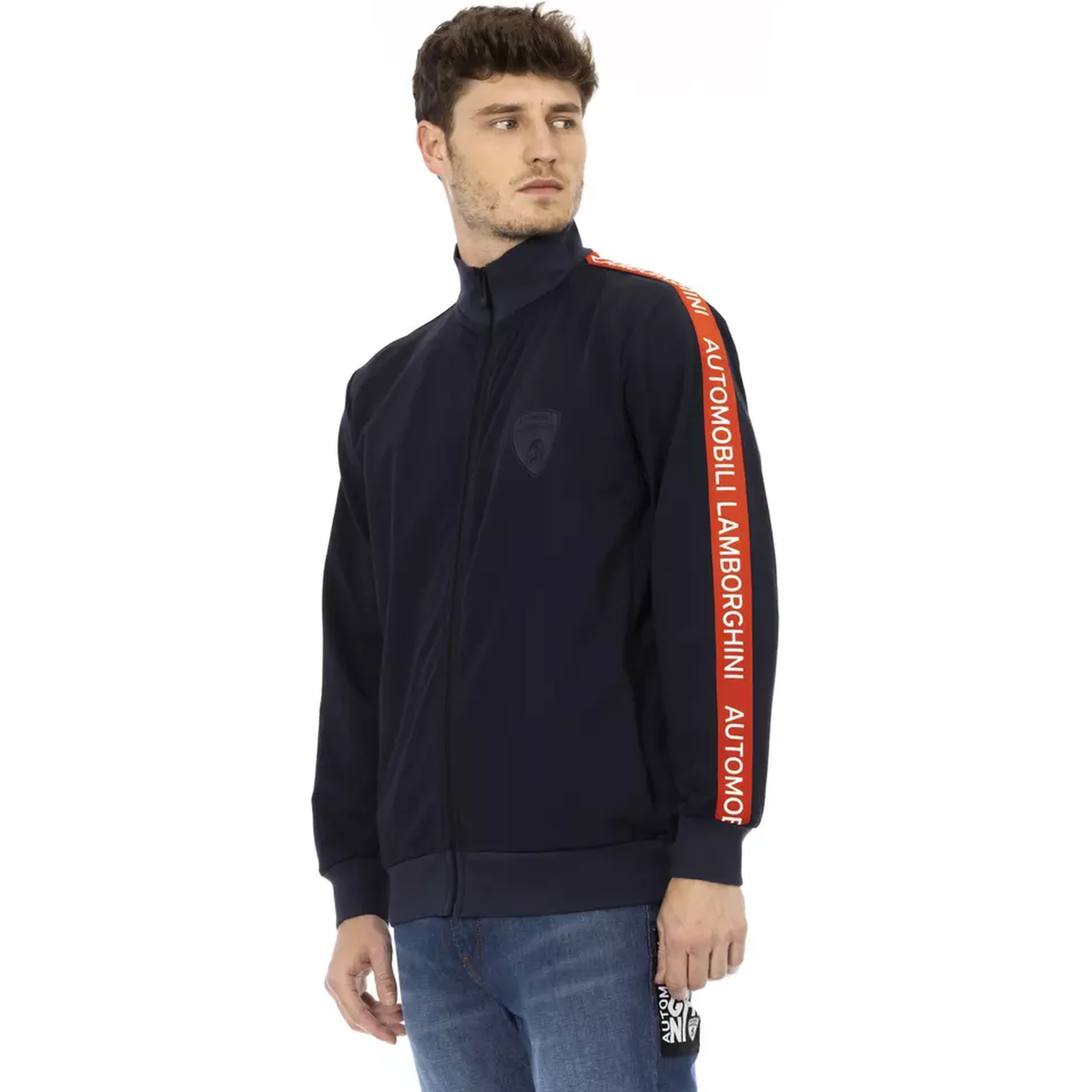 Blue Polyester Sweater