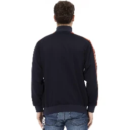 Blue Polyester Sweater