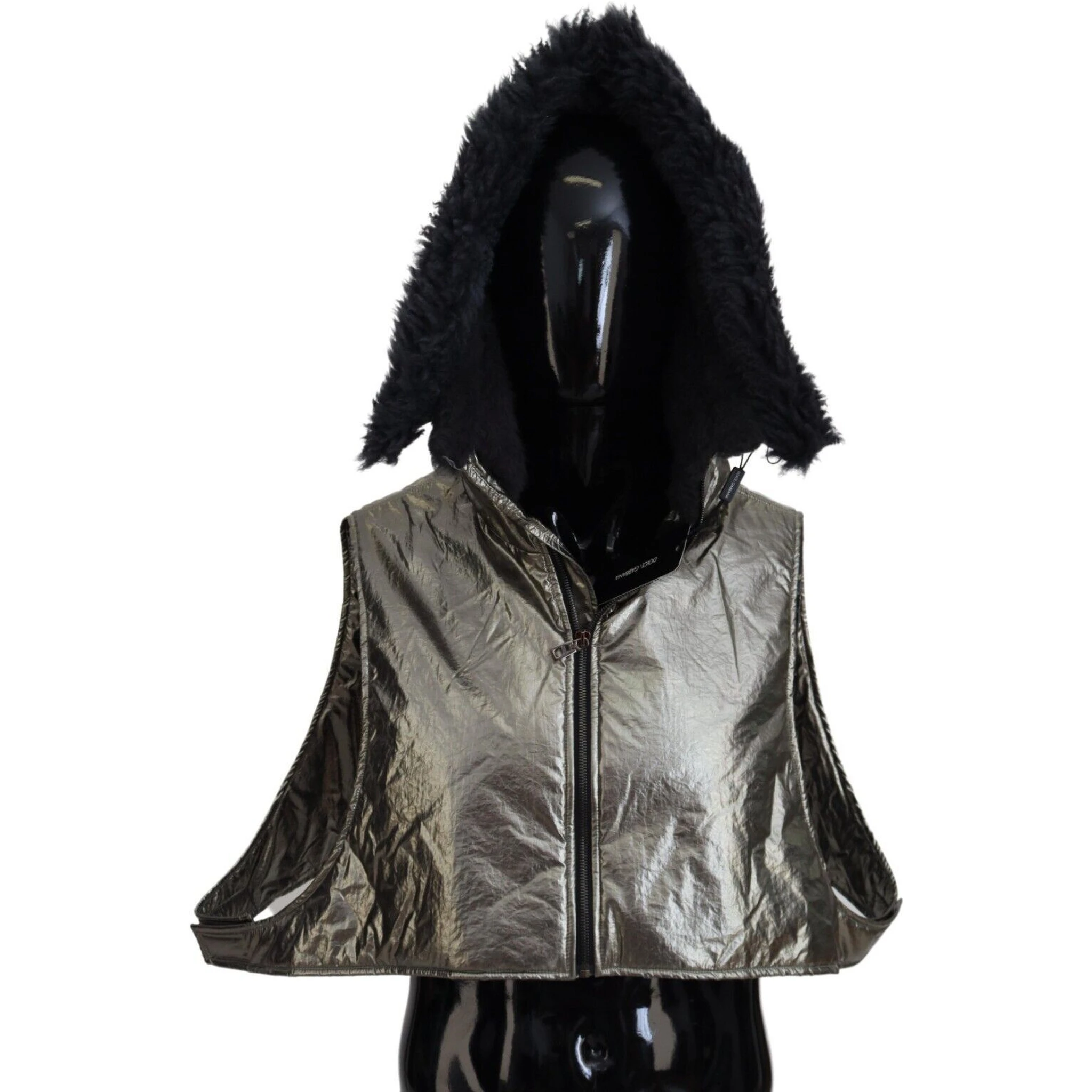 Silver Fur Whole Head Wrap Men Capello Nylon Hat