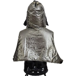 Silver Fur Whole Head Wrap Men Capello Nylon Hat