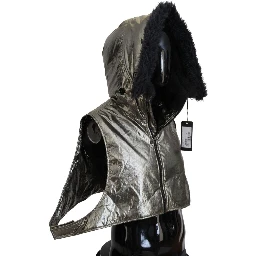 Silver Fur Whole Head Wrap Men Capello Nylon Hat