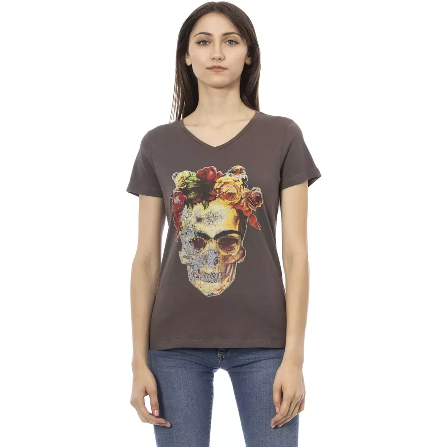 Brown Cotton T-Shirt