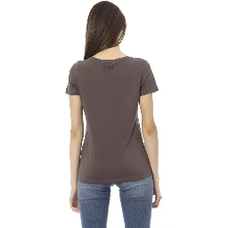Brown Cotton T-Shirt