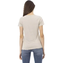 Beige Cotton T-Shirt