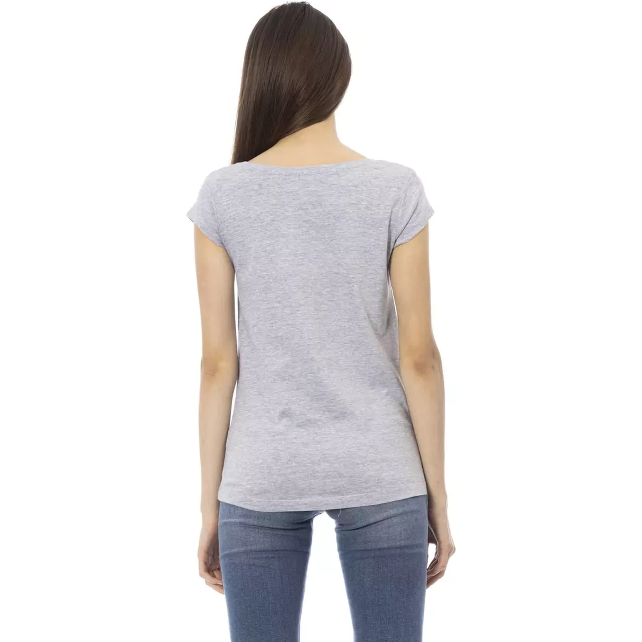 Gray Cotton T-Shirt