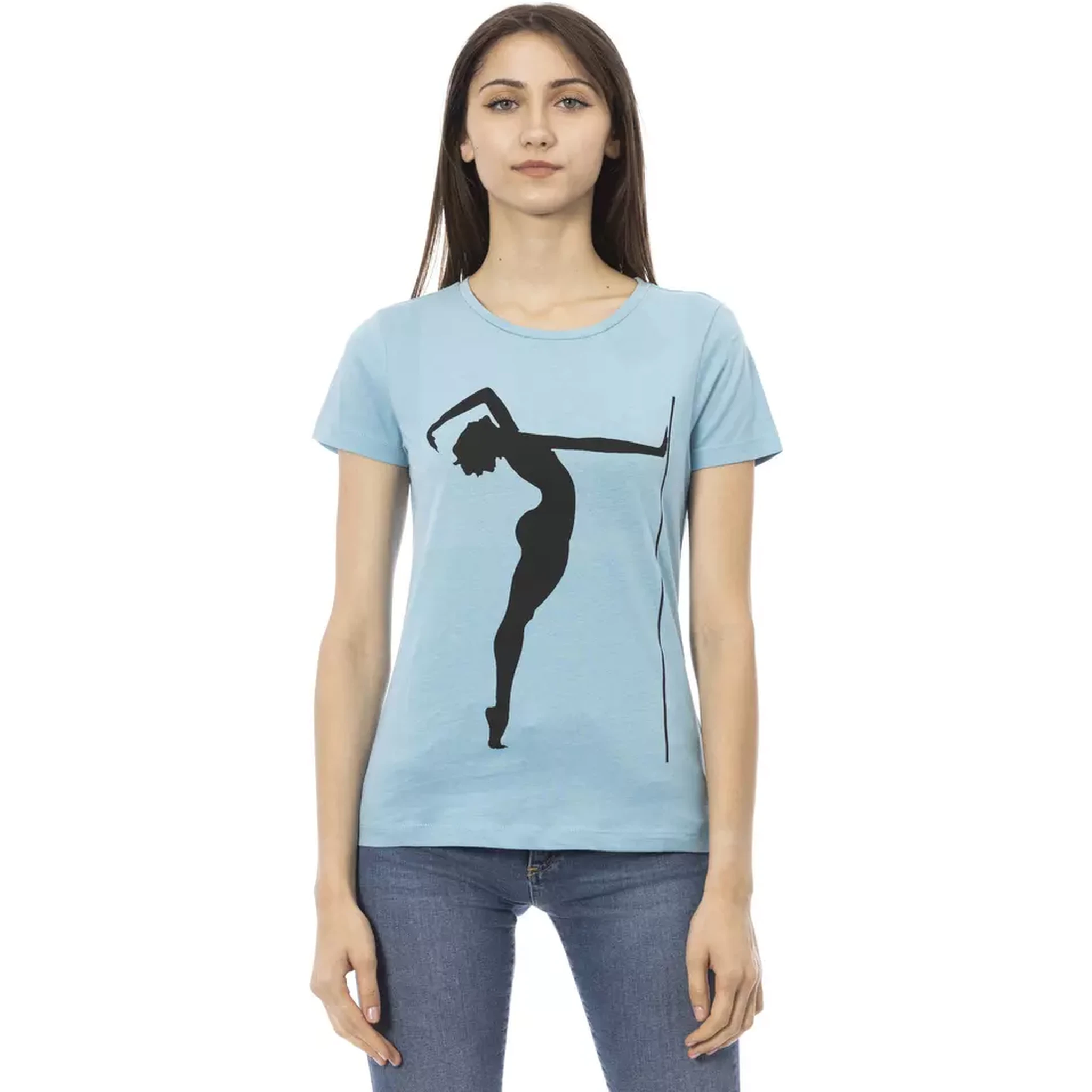 Light Blue Cotton T-Shirt