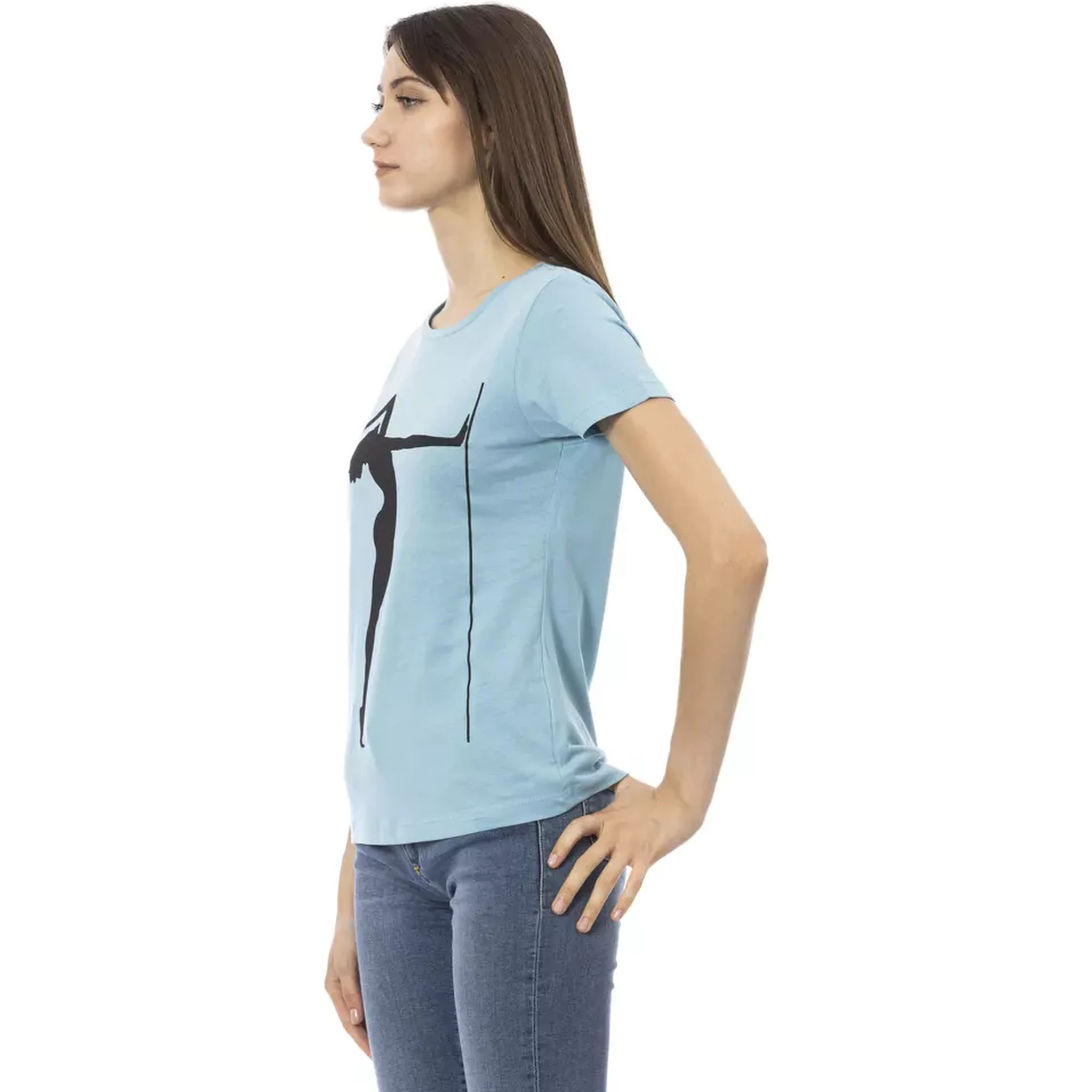 Light Blue Cotton T-Shirt