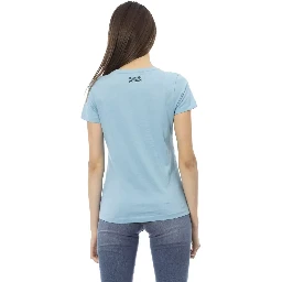Light Blue Cotton T-Shirt