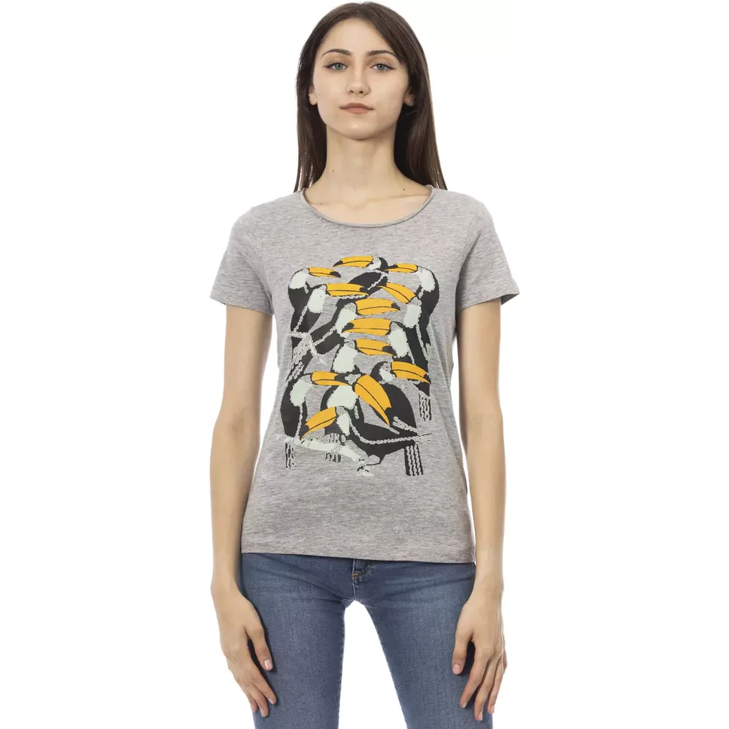 Gray Cotton T-Shirt