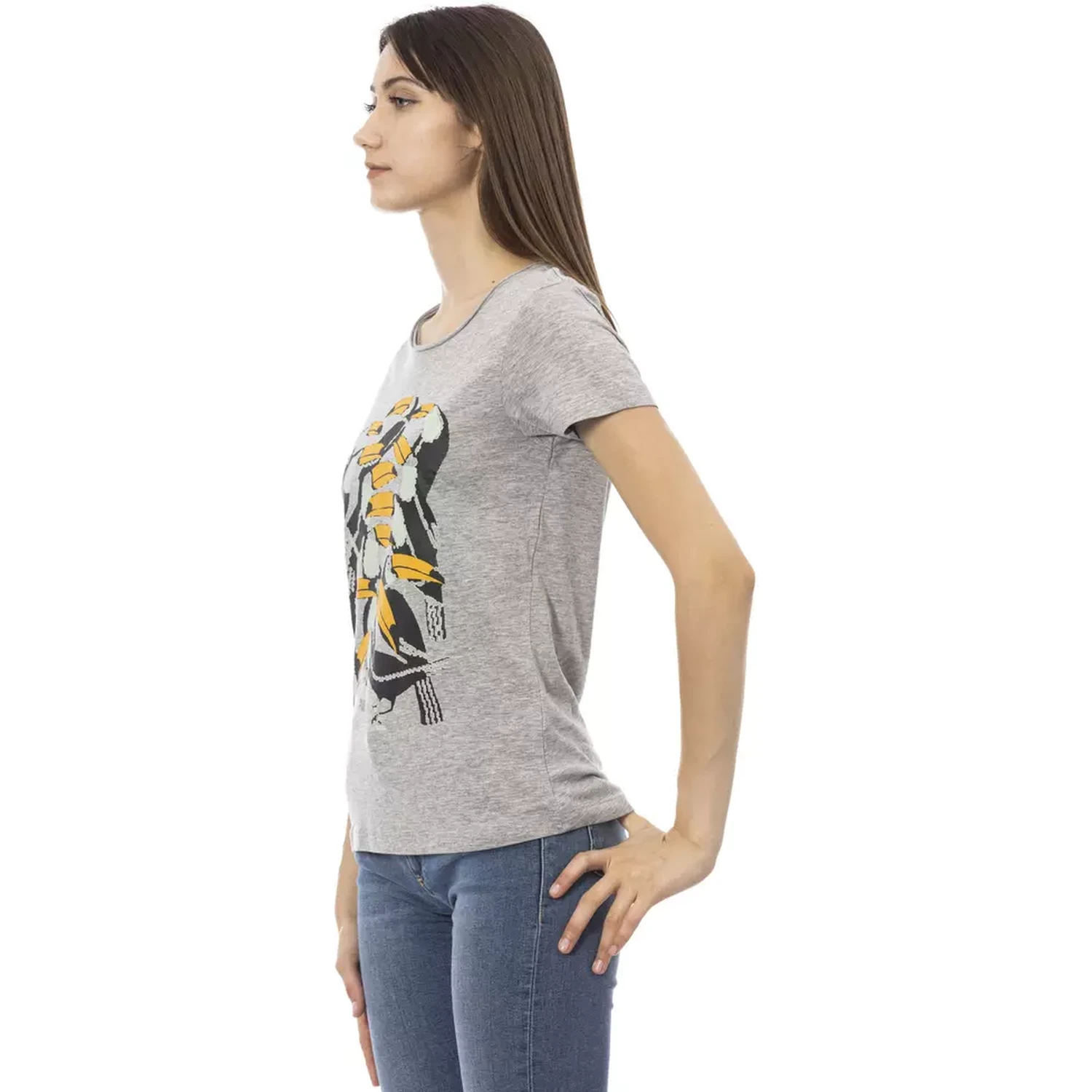 Gray Cotton T-Shirt