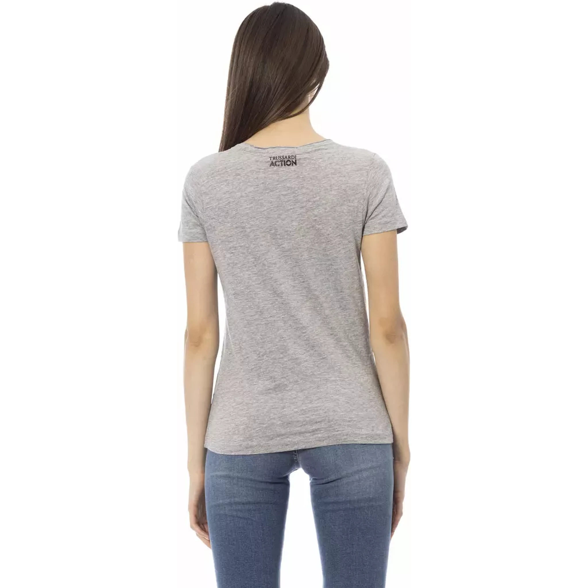 Gray Cotton T-Shirt