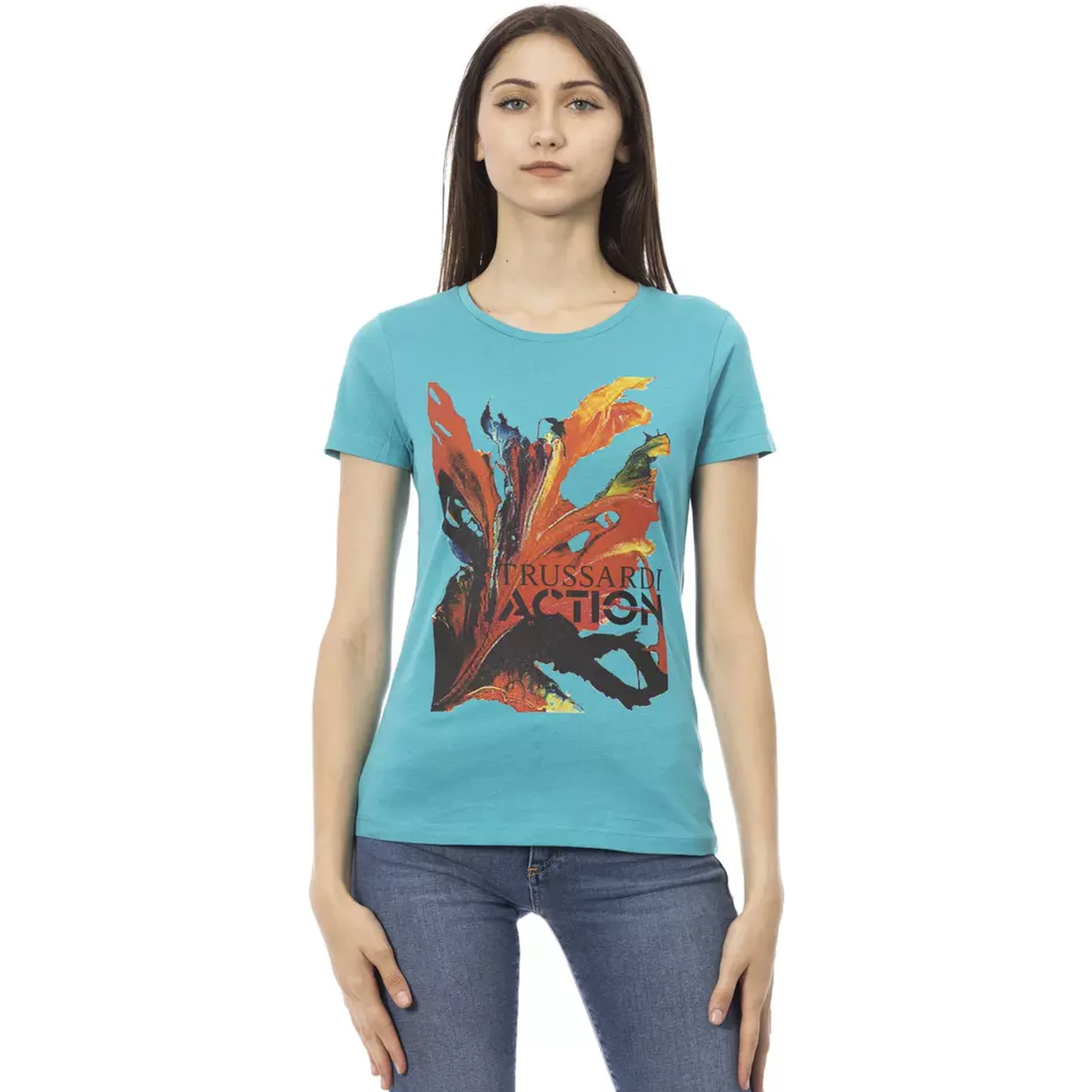 Light Blue Cotton T-Shirt