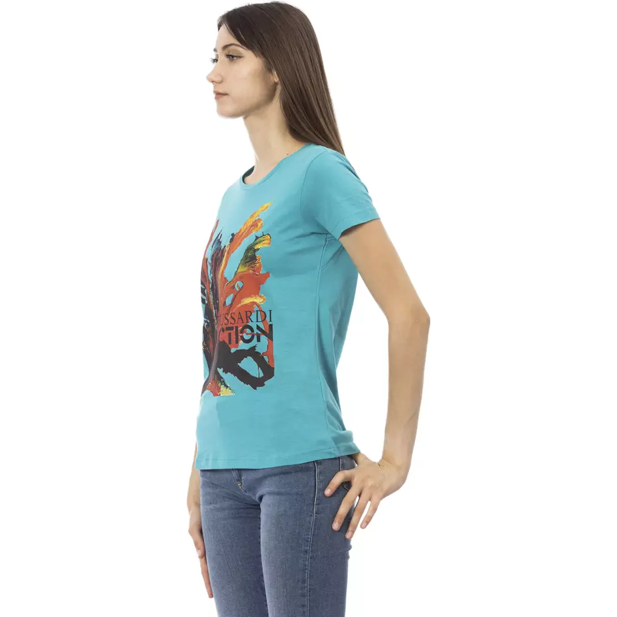 Light Blue Cotton T-Shirt