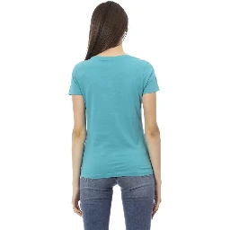 Light Blue Cotton T-Shirt