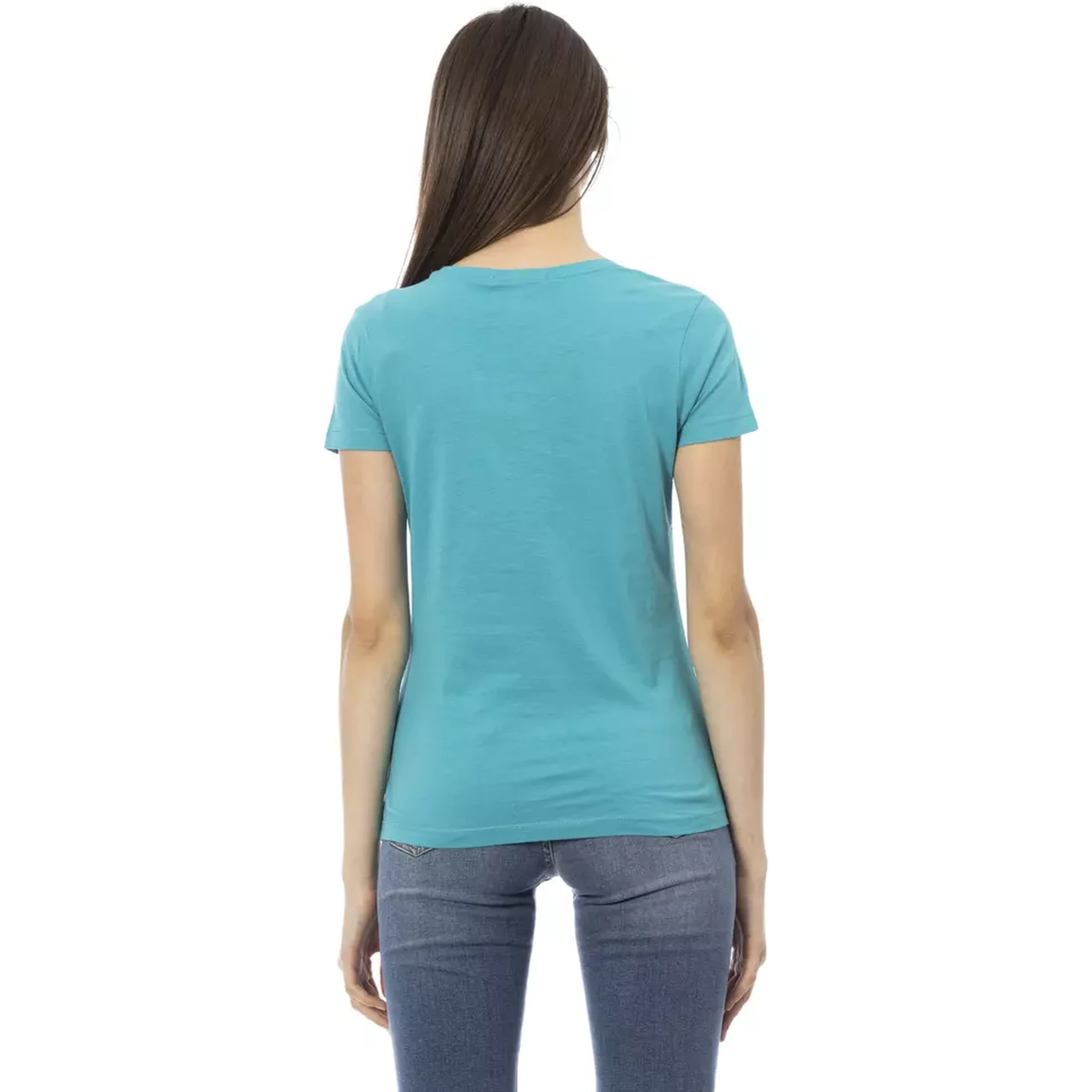 Light Blue Cotton T-Shirt