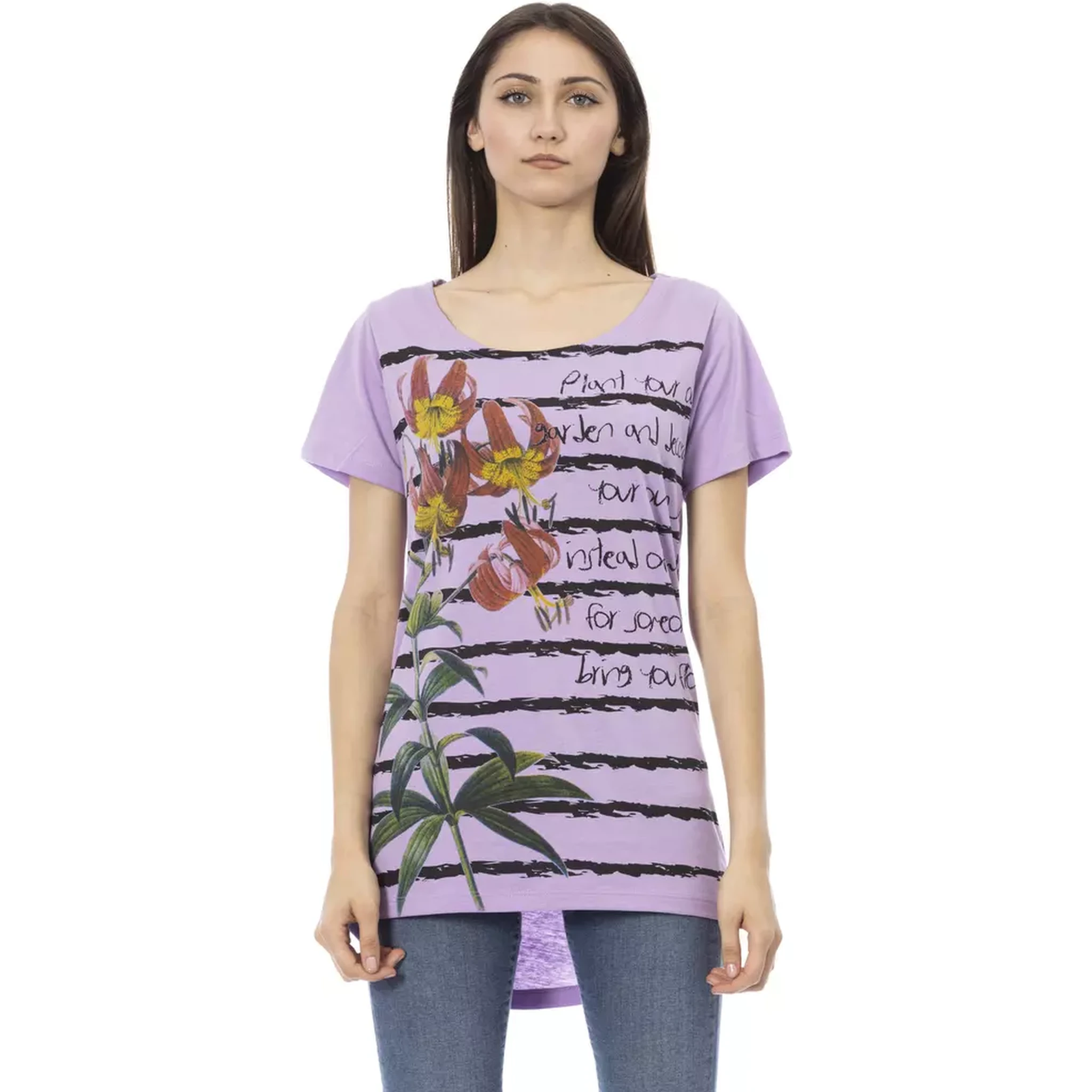 Purple Cotton T-Shirt