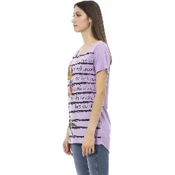 Purple Cotton T-Shirt