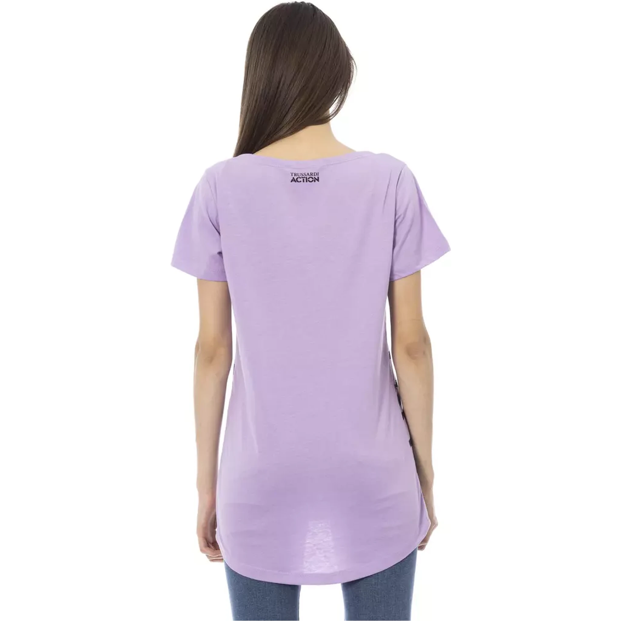 Purple Cotton T-Shirt