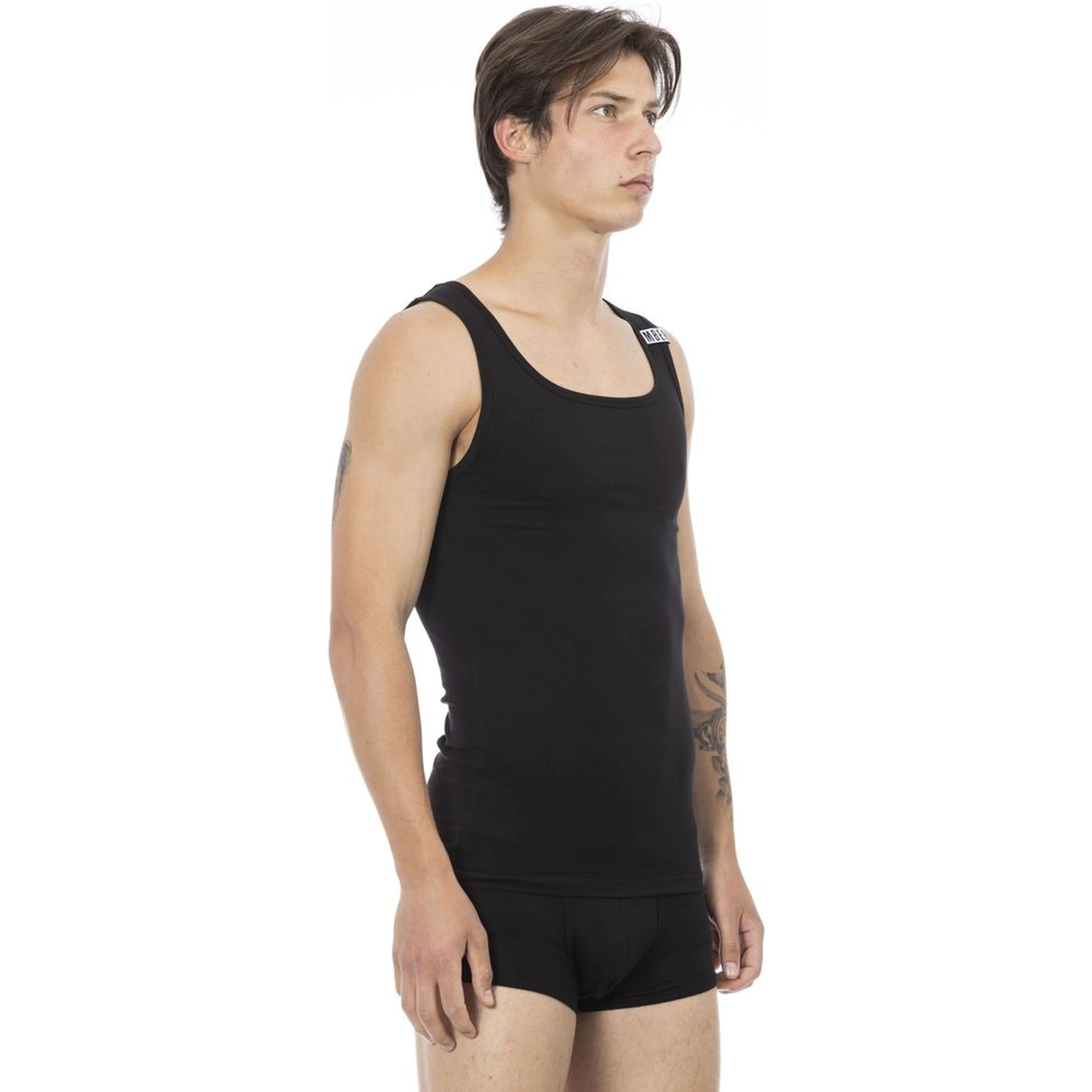 Black Cotton T-Shirt
