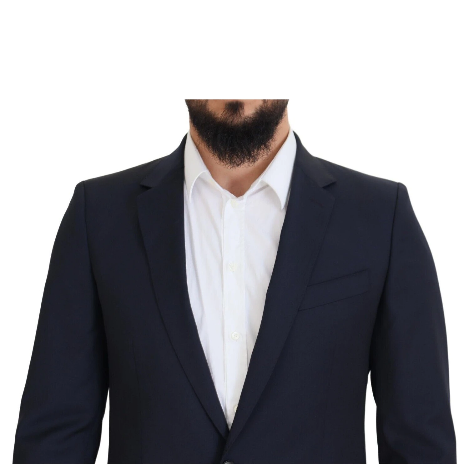 Dark Blue Wool Single Breasted MARTINI Blazer