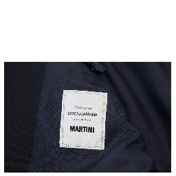 Dark Blue Wool Single Breasted MARTINI Blazer