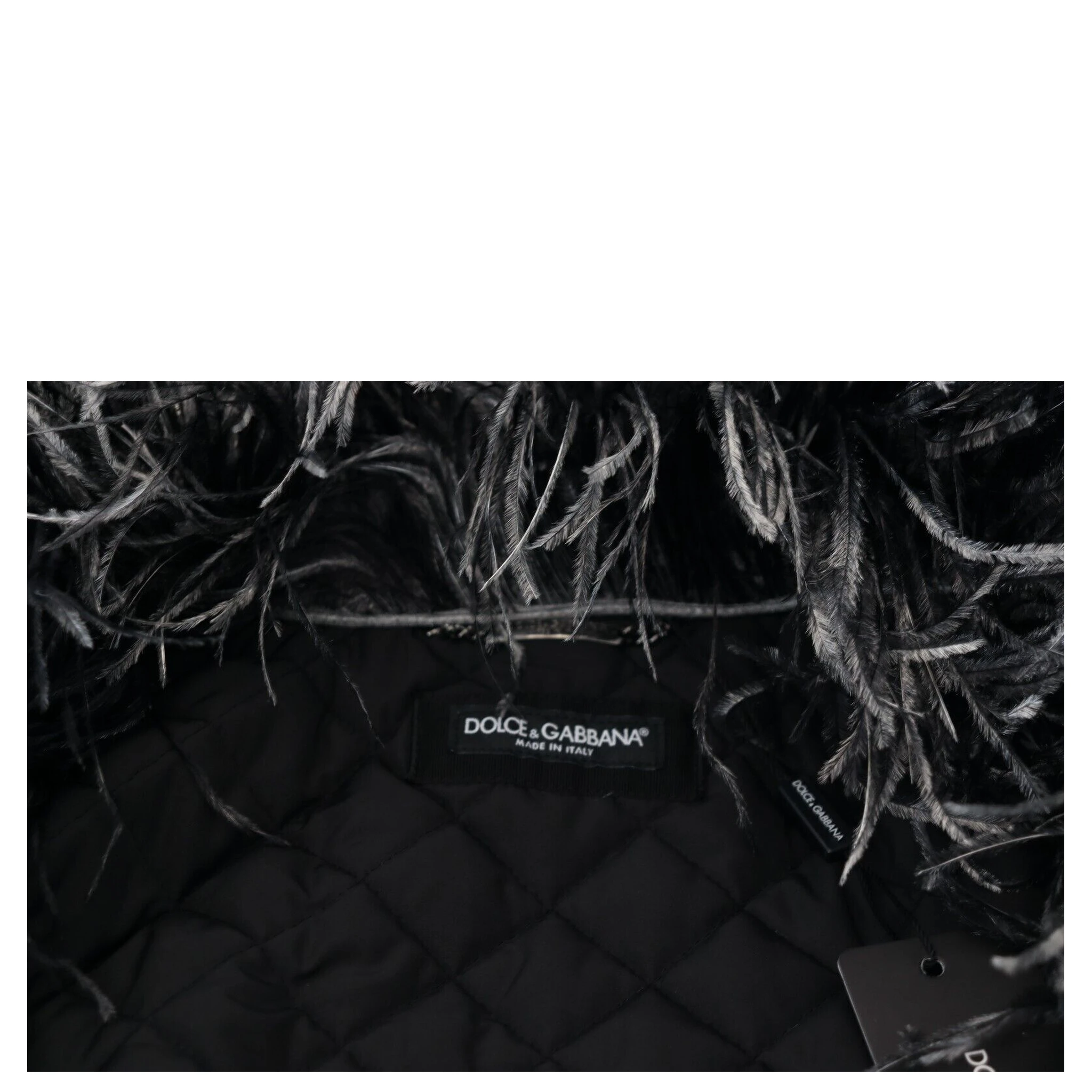 Black White Fur Shearling Full Zip Jacket