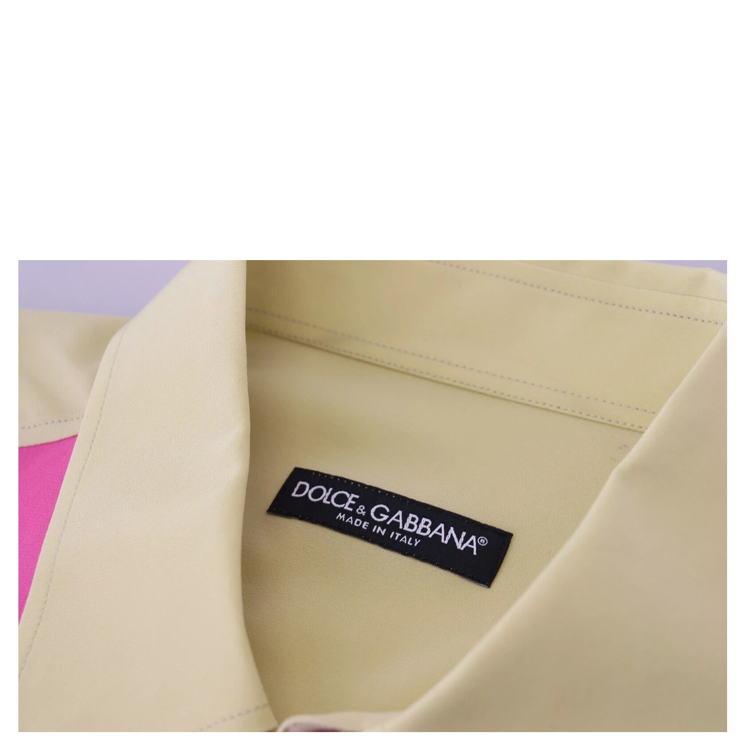 Multicolor Patchwork Silk Button Down Shirt