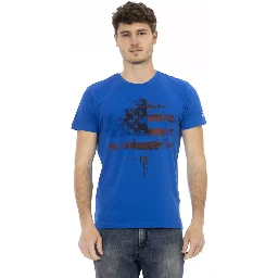 Blue Cotton T-Shirt