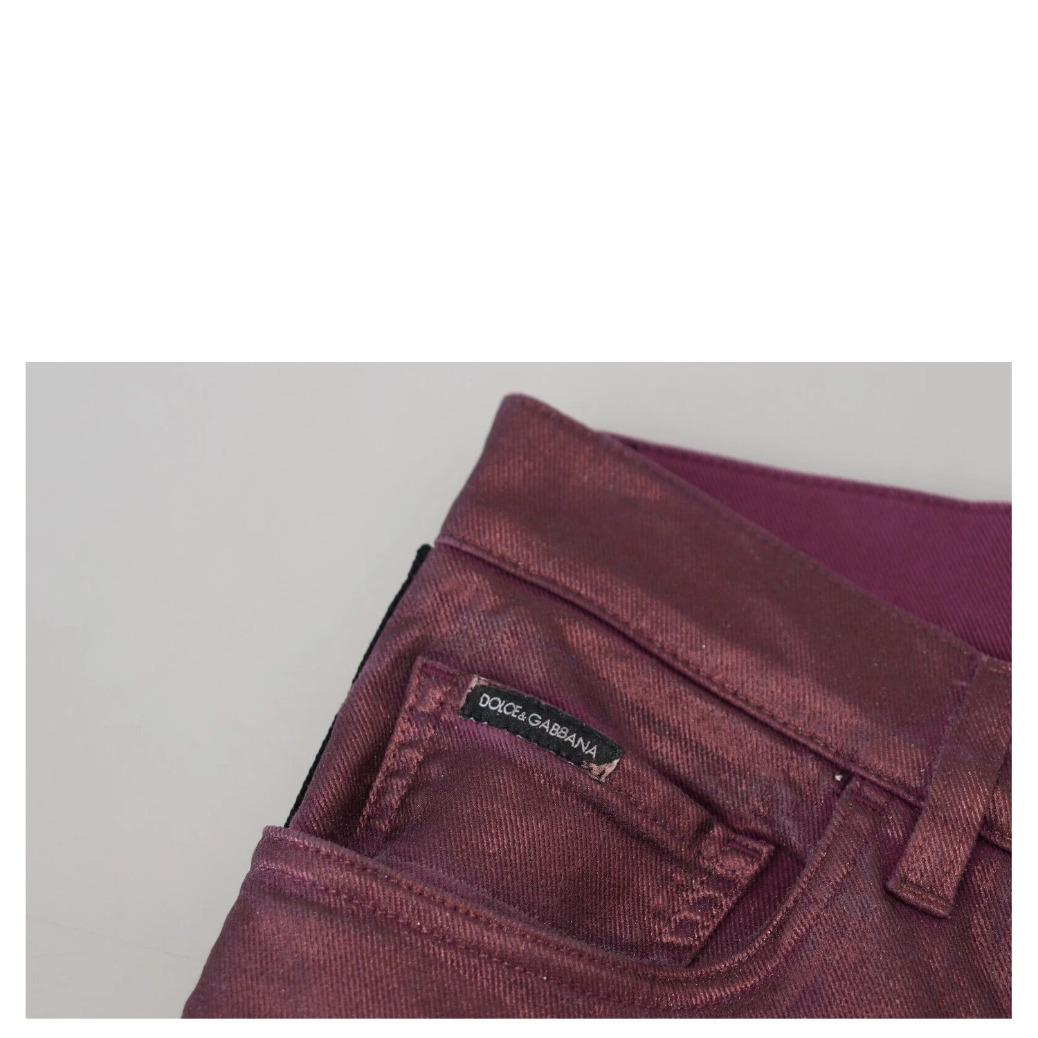 Magenta Cotton Men Casual Harness Denim Jeans