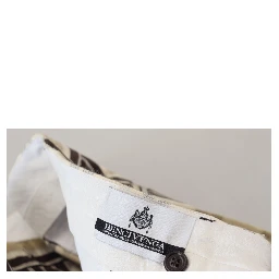 Multicolor Checkered Cotton Straight Fit Men Pants