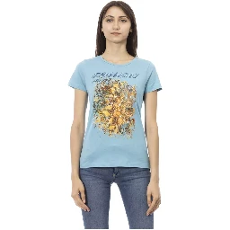 Light Blue Cotton T-Shirt