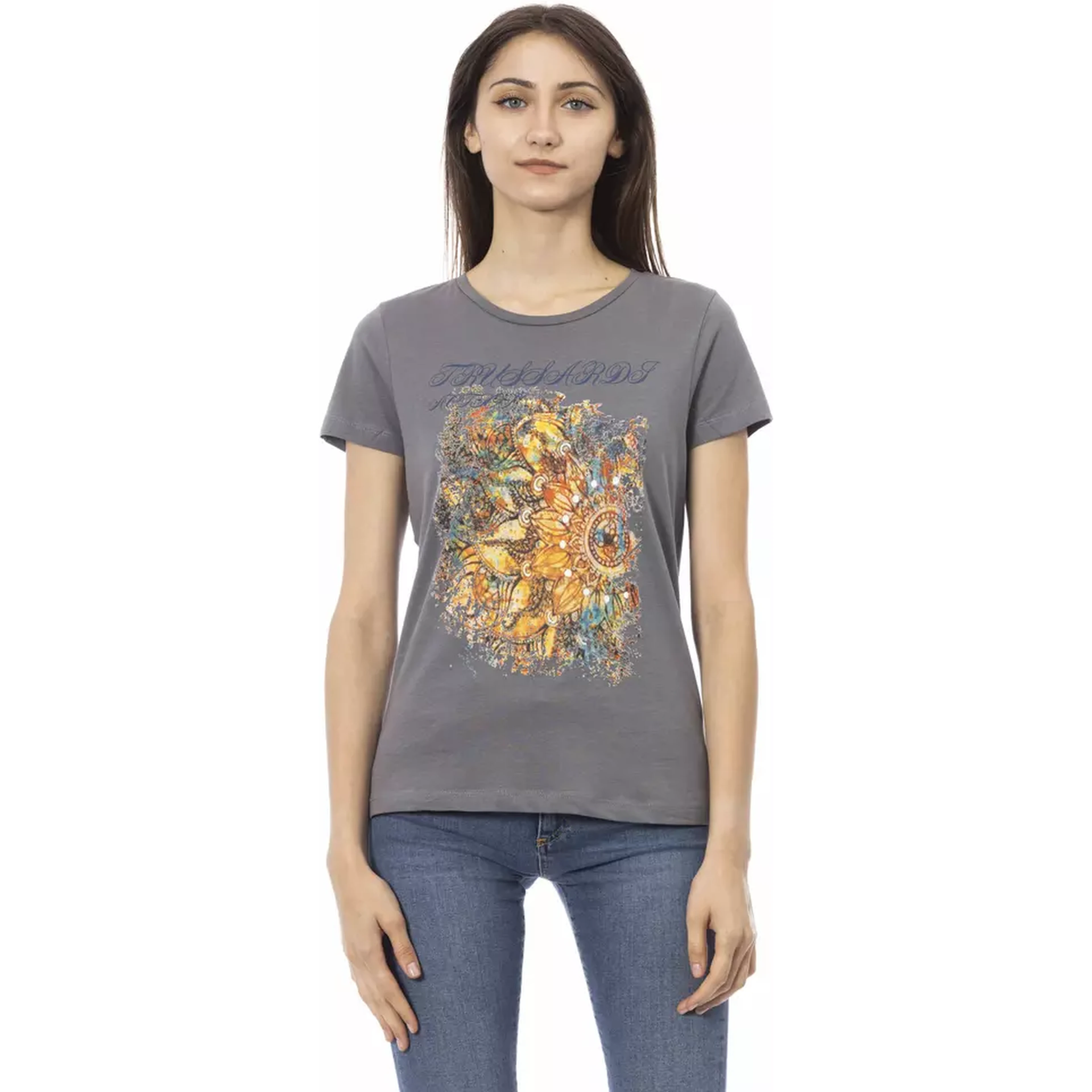 Gray Cotton T-Shirt