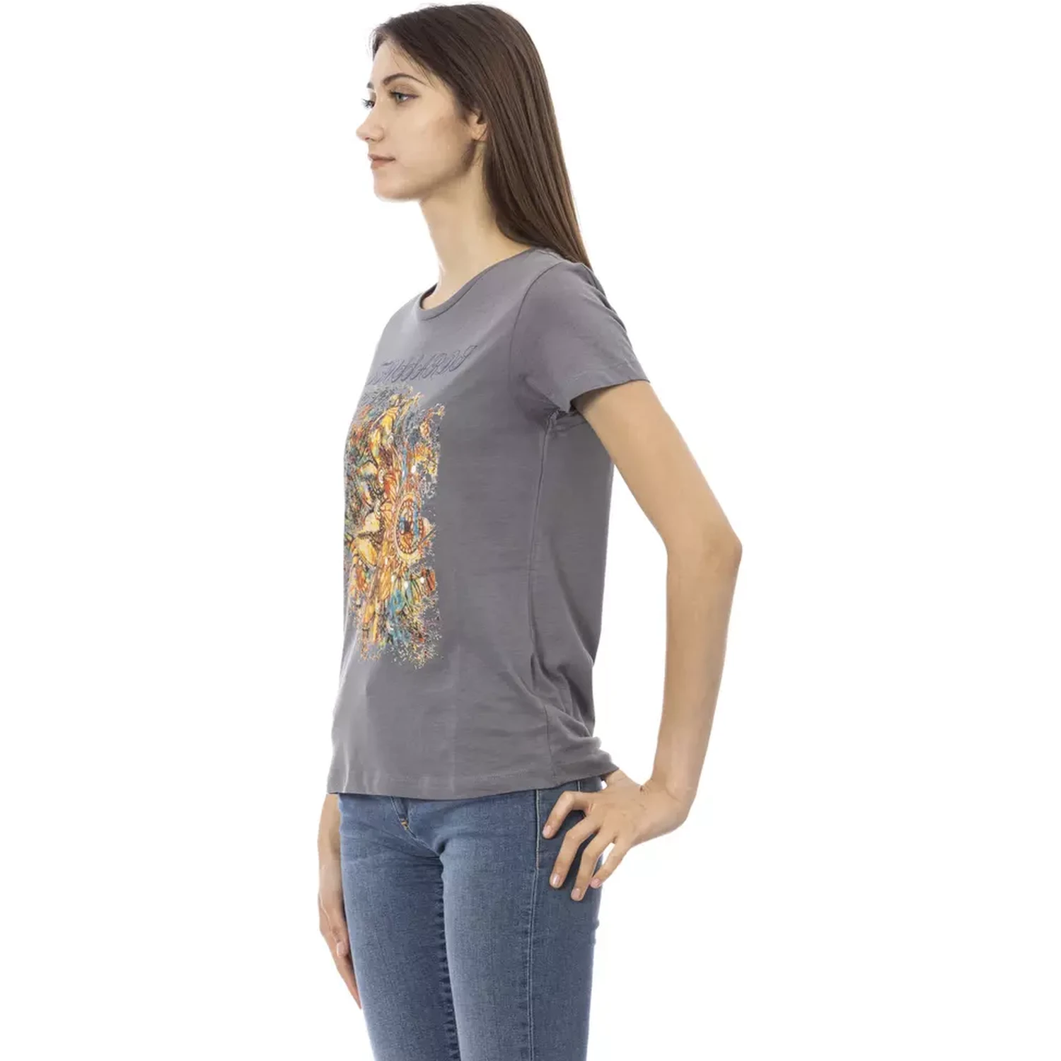 Gray Cotton T-Shirt