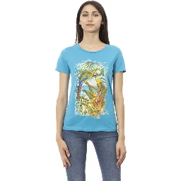 Light Blue Cotton T-Shirt