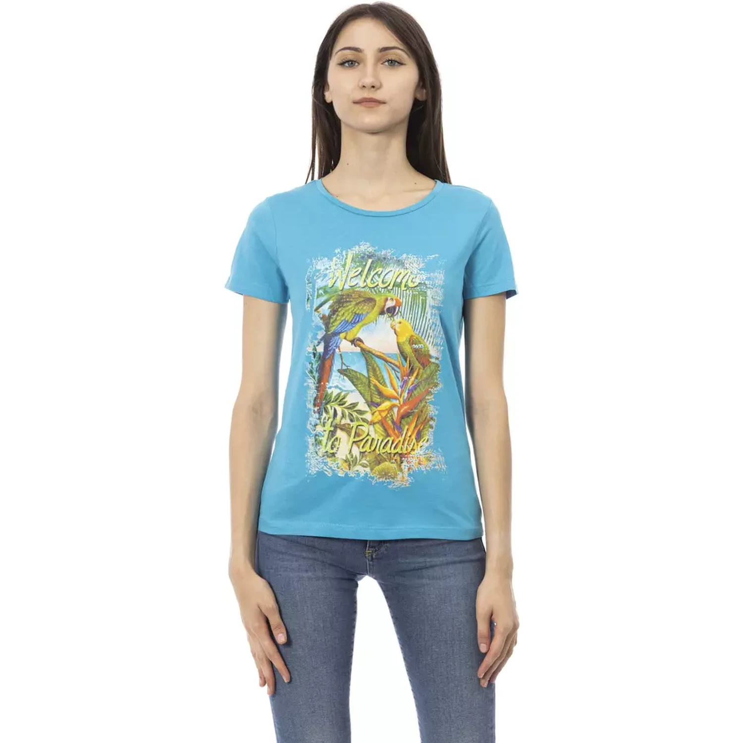 Light Blue Cotton T-Shirt