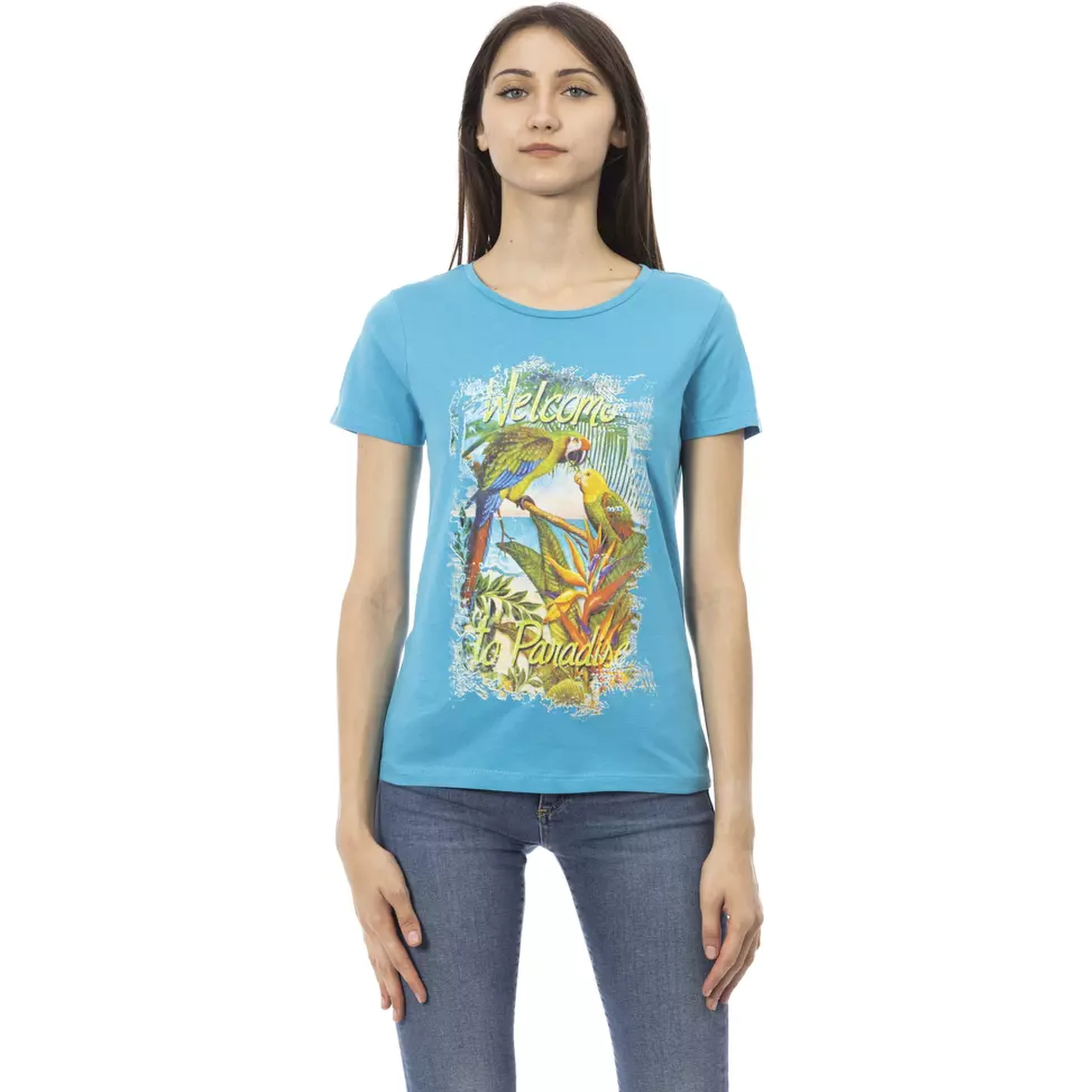 Light Blue Cotton T-Shirt