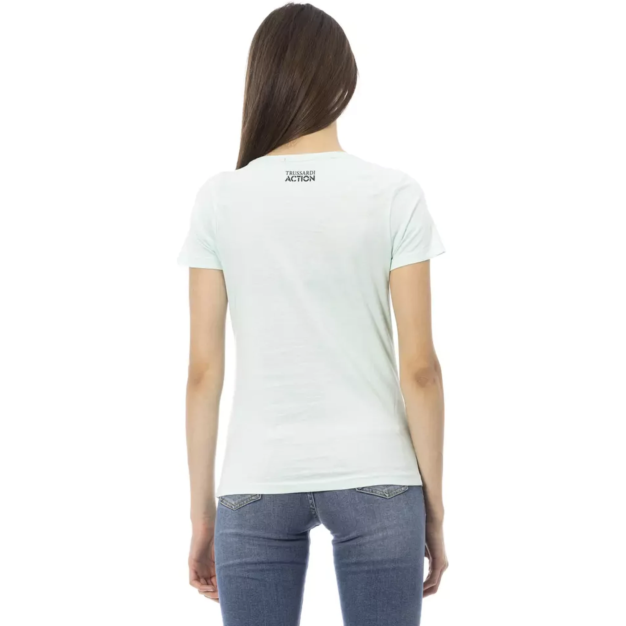 Light Blue Cotton T-Shirt