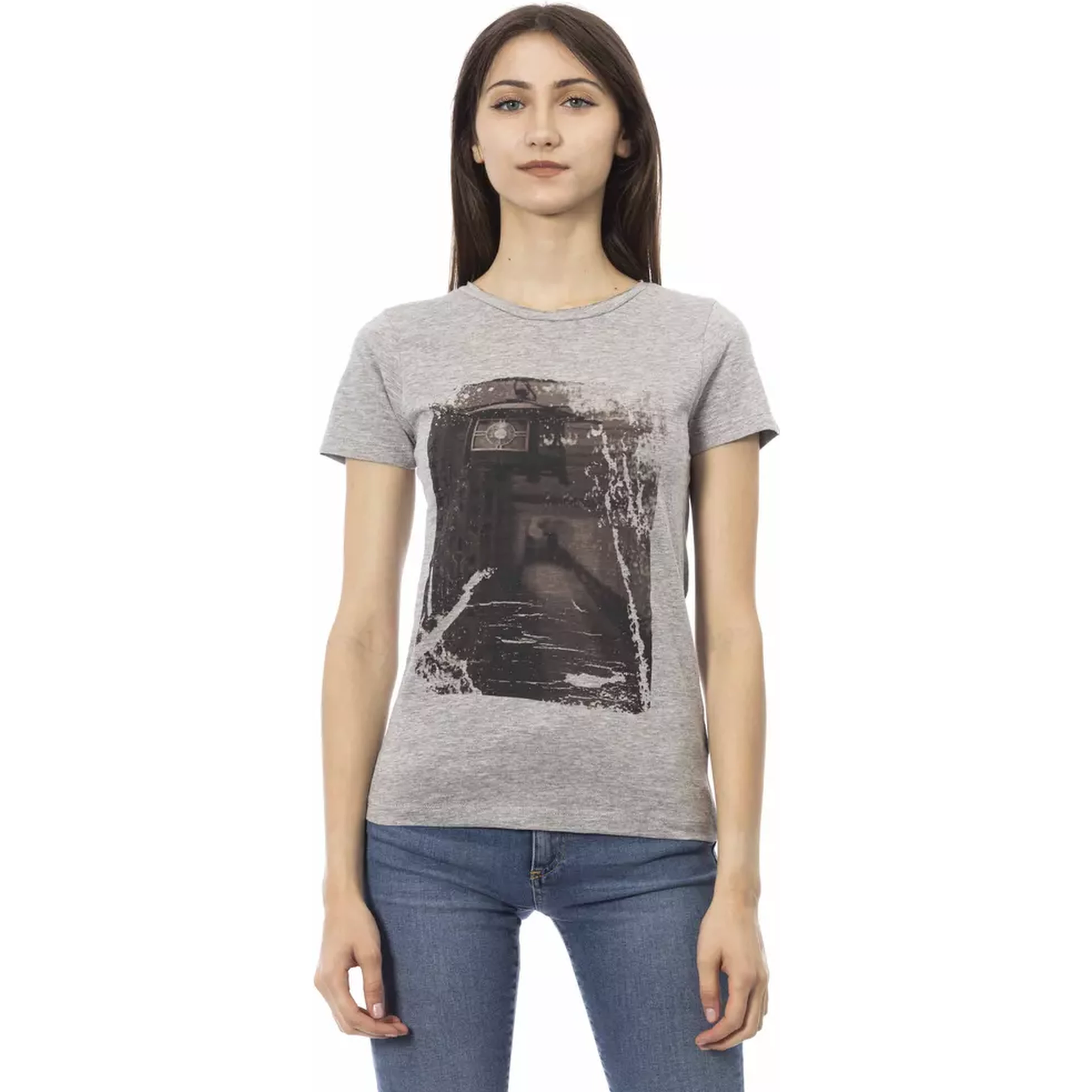 Gray Cotton T-Shirt