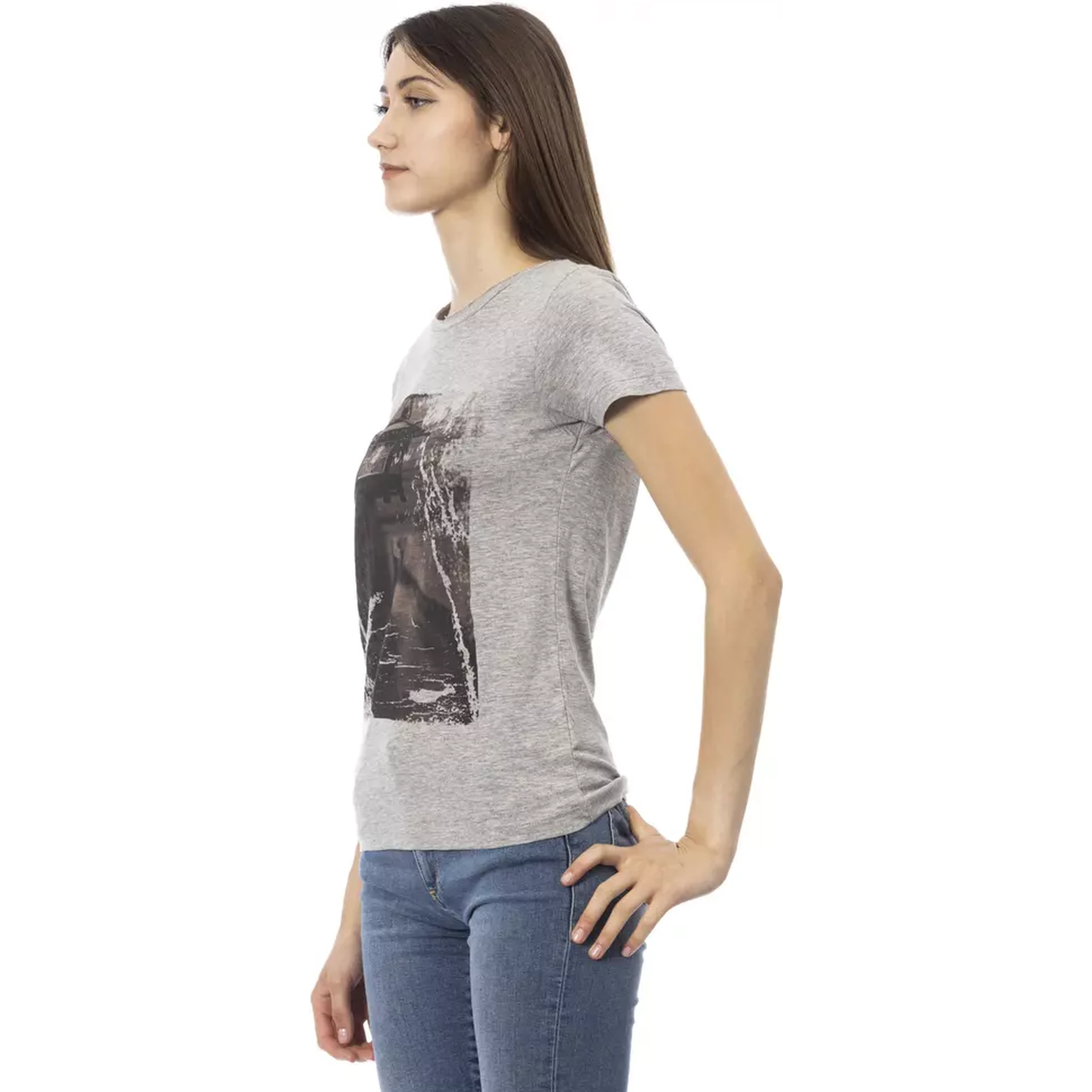 Gray Cotton T-Shirt
