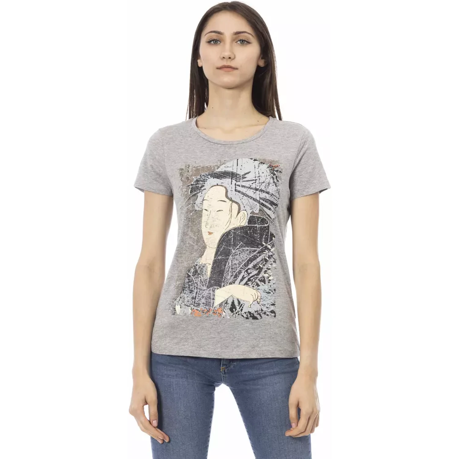 Gray Cotton T-Shirt