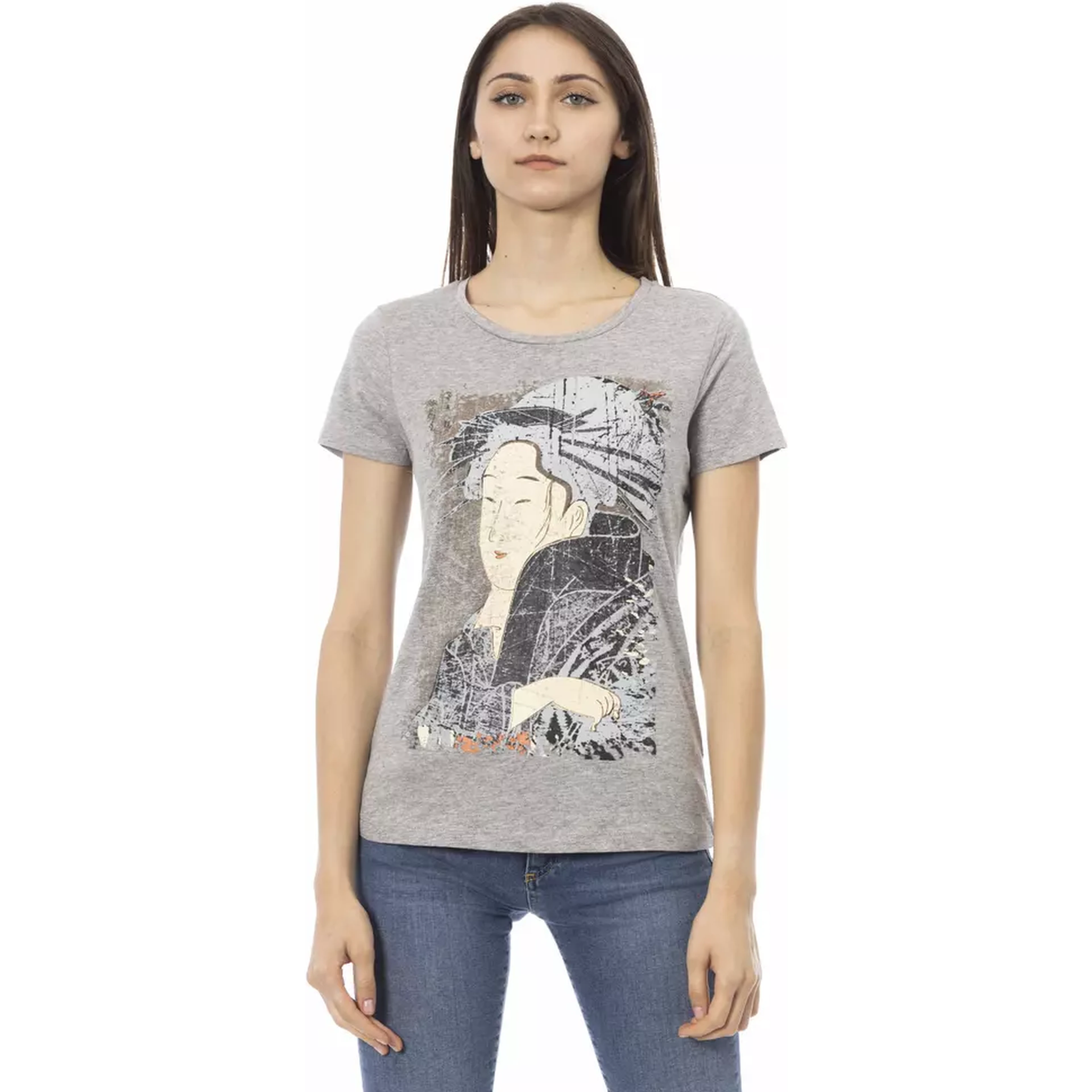 Gray Cotton T-Shirt