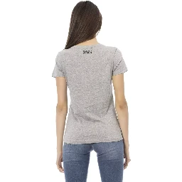 Gray Cotton T-Shirt