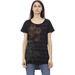 Black Cotton T-Shirt