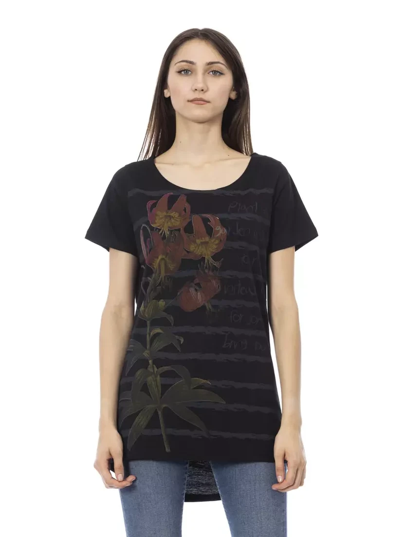 Black Cotton T-Shirt