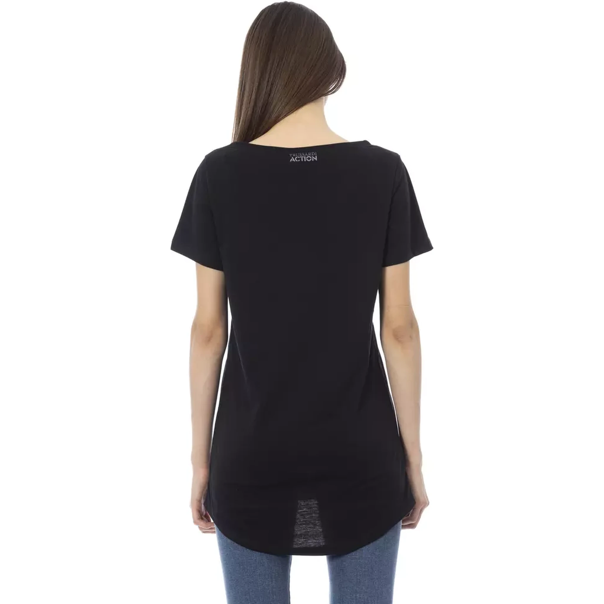 Black Cotton T-Shirt